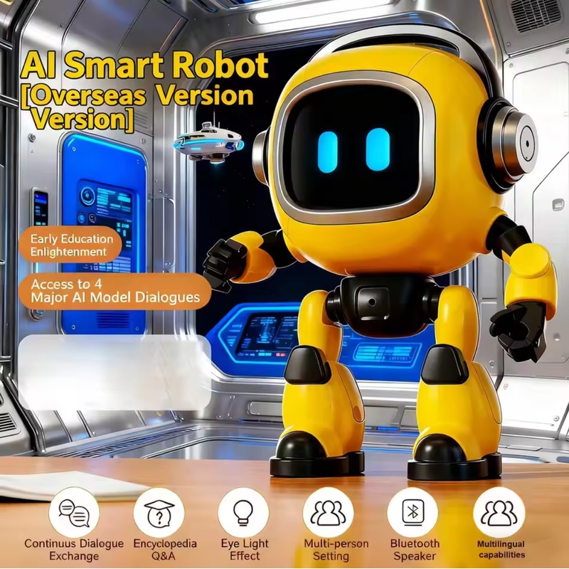 Japanese Kids Education - หุ่นยนต์ของเล่น STEM แบบโต้ตอบเพื่อการศึกษา พร้อมการเรียนรู้การเขียนโปรแกรม ควบคุมด้วยเสียง ของขวัญวันเกิดสำหรับเด็ก