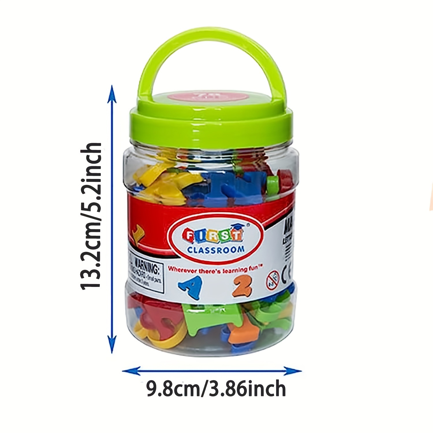 ตัวอักษรแม่เหล็ก 78 ชิ้น ตัวเล - Kids Education Alphabet Numbers บทวิจารณ์และราคา