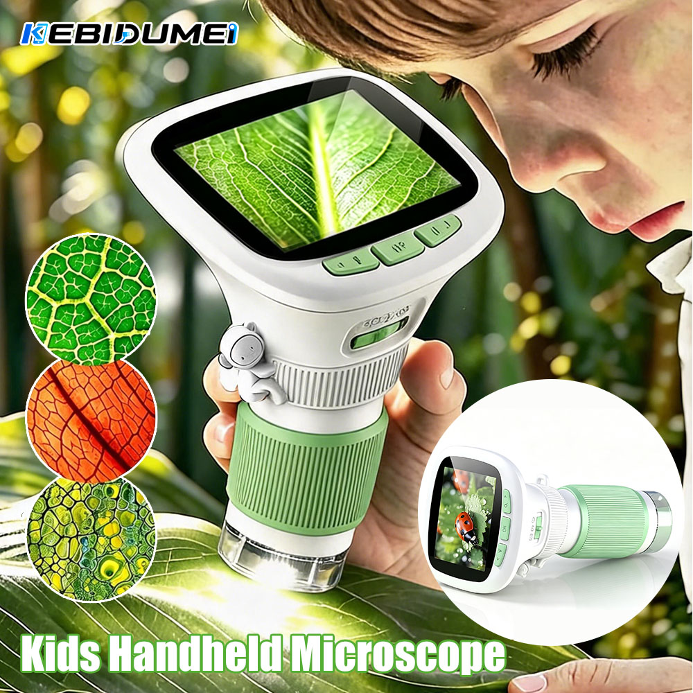 กล้องจุลทรรศน์แบบมือถือสำหรับเ - Kids Education Video บทวิจารณ์และราคา