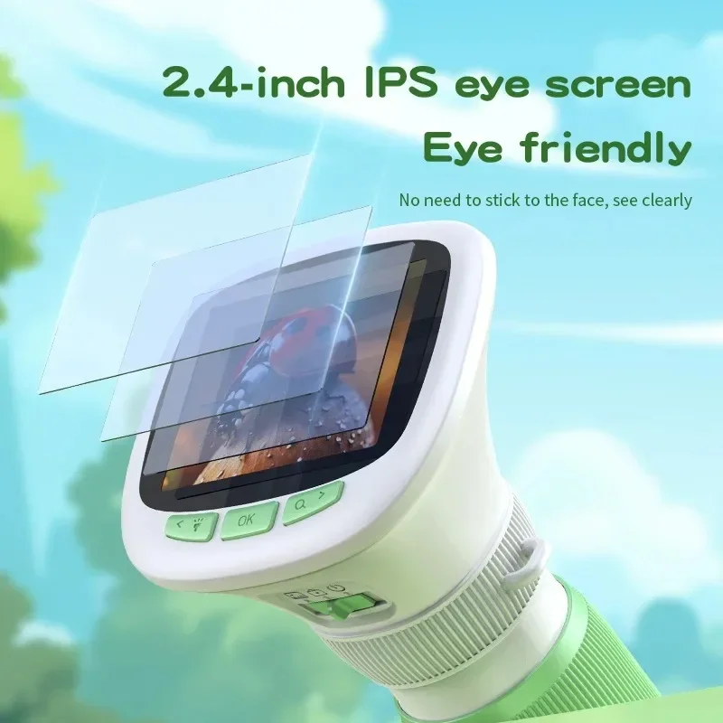 กล้องจุลทรรศน์แบบมือถือสำหรับเ - Kids Education Video บทวิจารณ์และราคา
