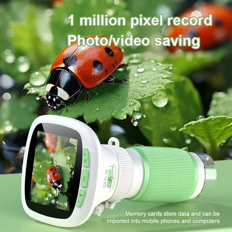 กล้องจุลทรรศน์แบบมือถือสำหรับเ - Kids Education Video บทวิจารณ์และราคา