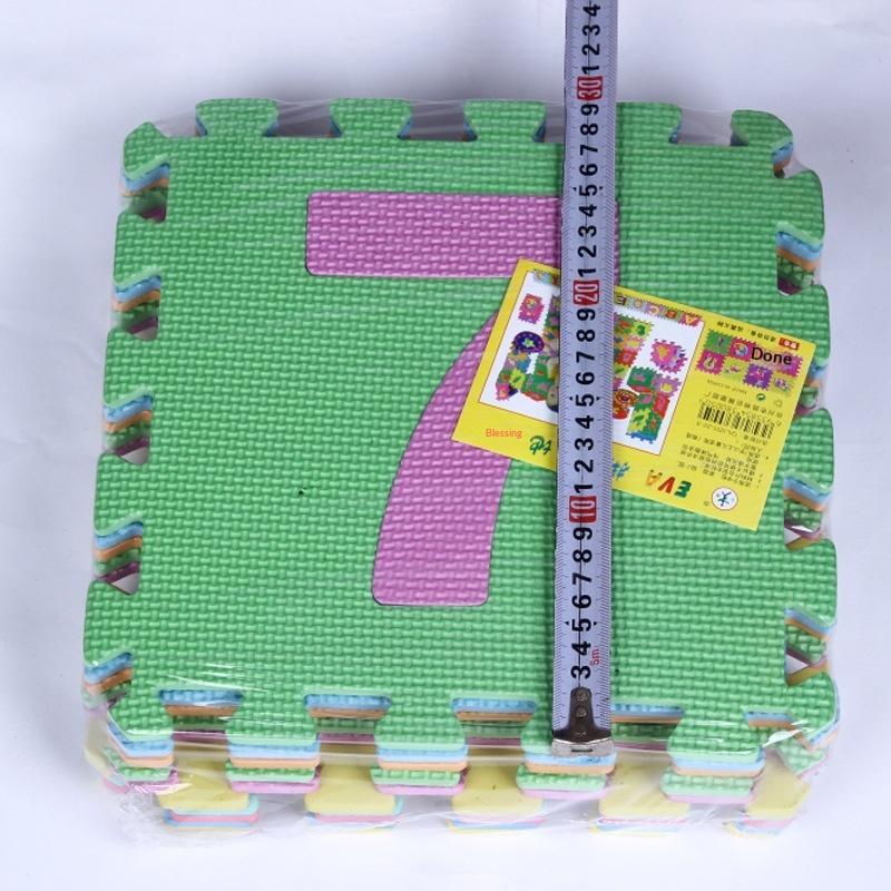 แผ่นรองคลานสำหรับเด็กทารก ทำจา - Number Puzzle Foam บทวิจารณ์และราคา