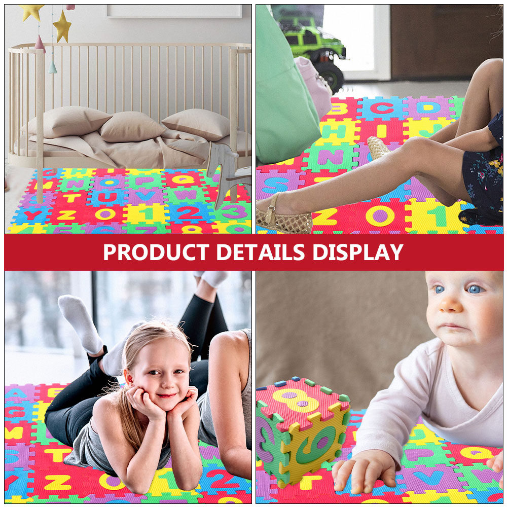แผ่นรองคลานสำหรับเด็ก 72 ชิ้น  - Number Puzzle Foam บทวิจารณ์และราคา