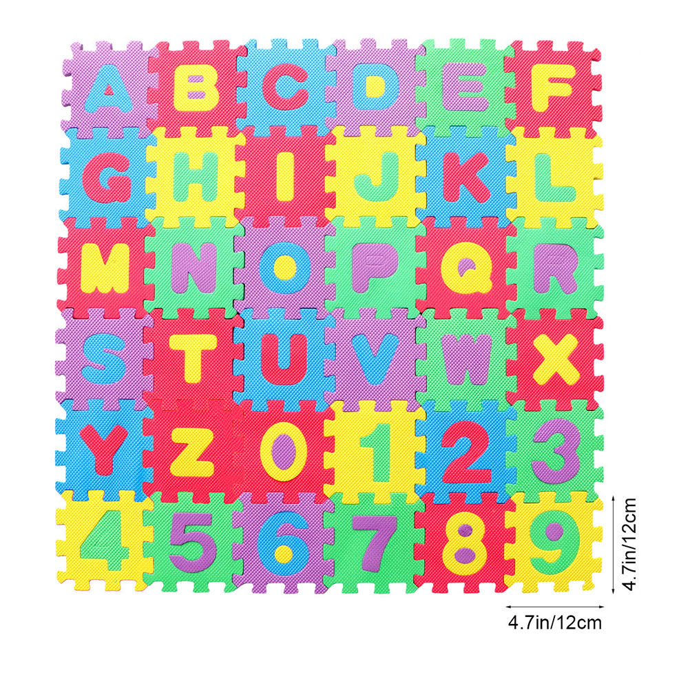 แผ่นรองคลานสำหรับเด็ก 72 ชิ้น  - Number Puzzle Foam บทวิจารณ์และราคา