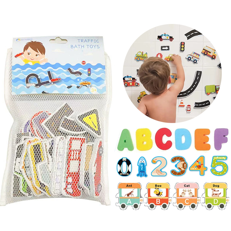 ของเล่นอาบน้ำเด็กตัวอักษรหมายเ - Number Puzzle Foam บทวิจารณ์และราคา