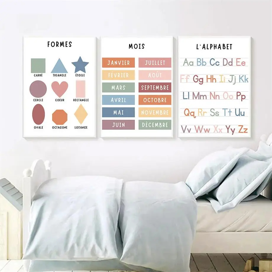 ภาษาอังกฤษ ภาษาฝรั่งเศส ตัวเลข - Kids Education Alphabet Numbers บทวิจารณ์และราคา