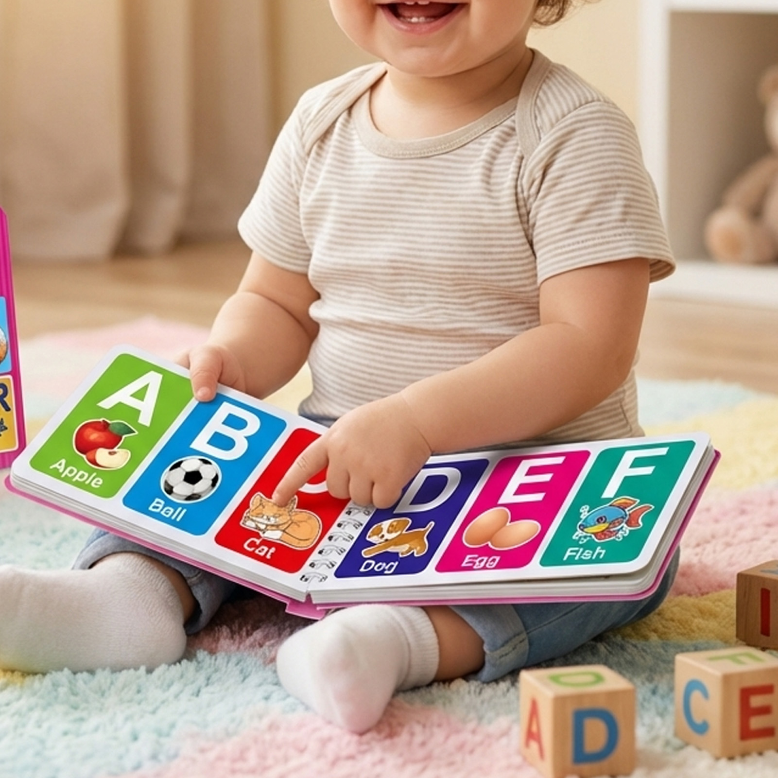การ์ดความรู้สำหรับเด็กเล็ก หนั - Kids Education Alphabet Numbers บทวิจารณ์และราคา