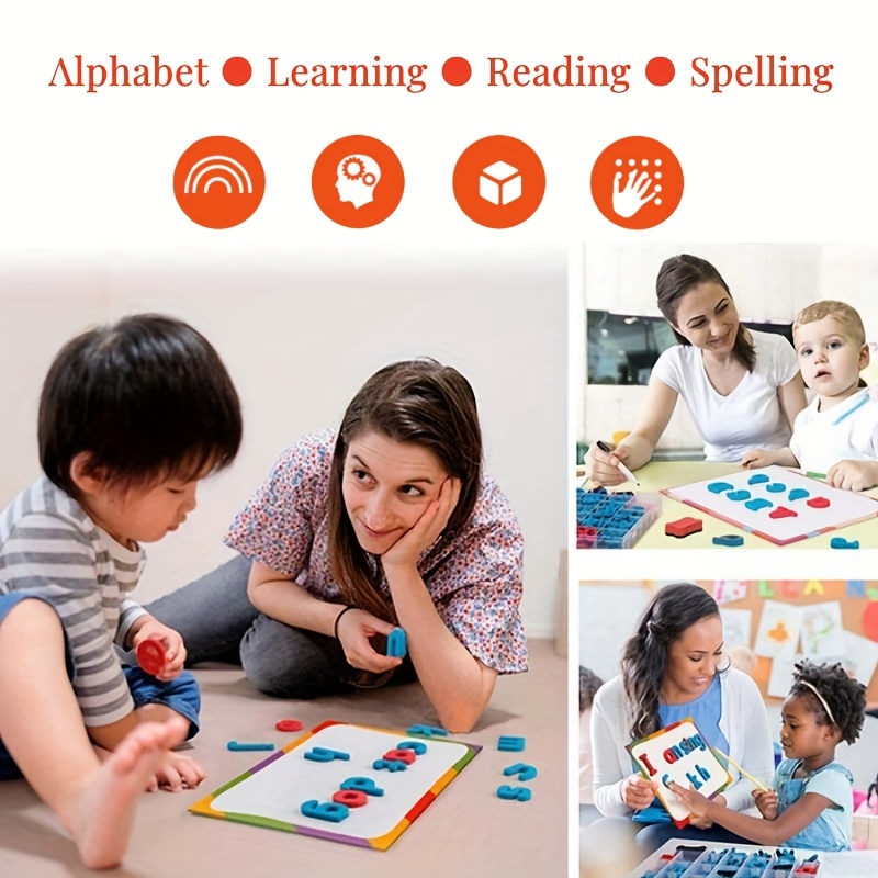 Red & Blue ตัวอักษรภาษาอังกฤษส - Kids Education Alphabet Numbers บทวิจารณ์และราคา