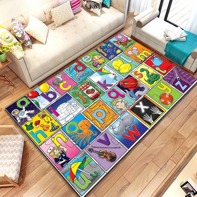 พรมเรียนรู้ตัวอักษร ABC ตัวเลข - Kids Education Alphabet Numbers บทวิจารณ์และราคา