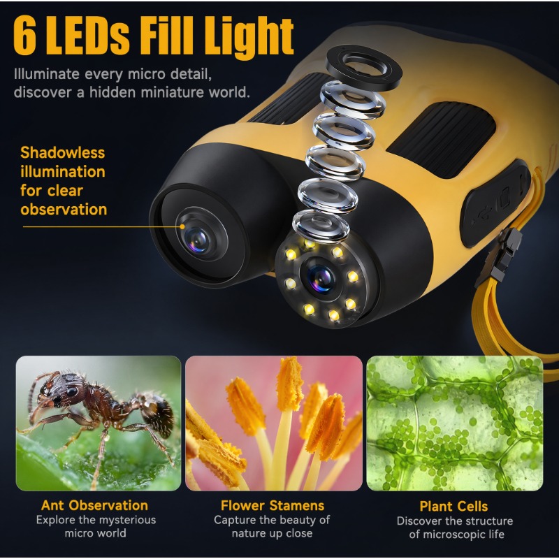 กล้องจุลทรรศน์ 4K 1000X ดิจิตอ - Kids Physical Education Videos บทวิจารณ์และราคา
