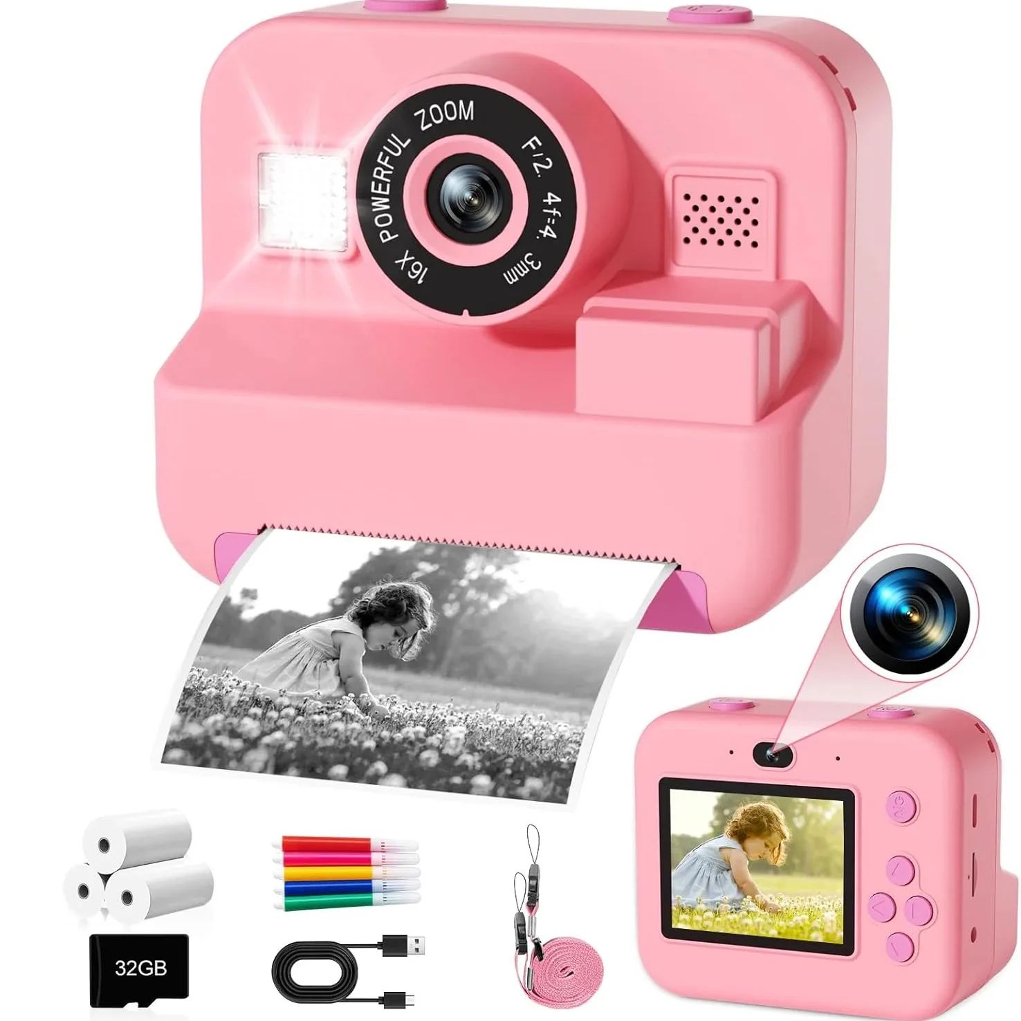 newInstant พิมพ์กล้อง 32G การ์ - Kids Physical Education Videos บทวิจารณ์และราคา