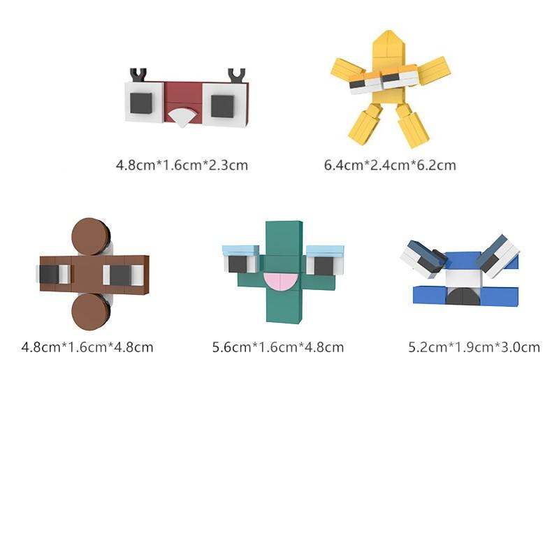ชุดตัวต่อสร้างสรรค์ MOC ลายตัว - Kids Education Alphabet Numbers บทวิจารณ์และราคา