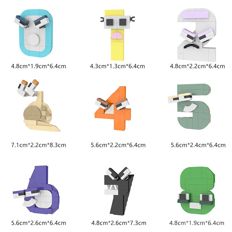 ชุดตัวต่อสร้างสรรค์ MOC ลายตัว - Kids Education Alphabet Numbers บทวิจารณ์และราคา