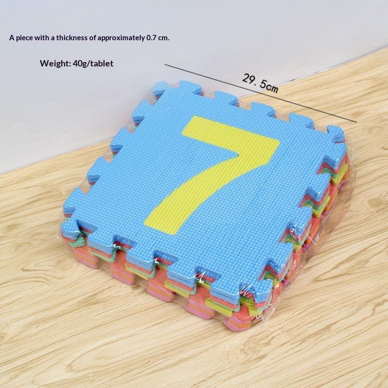แผ่นรองคลานสำหรับเด็กเล่น ทำจา - Number Puzzle Foam บทวิจารณ์และราคา